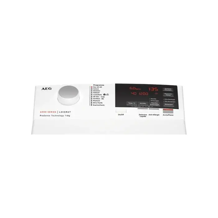 AEG L6TBG623 lavatrice Caricamento dall&#039;alto 6 kg 1151 Giri/min D Bianco , 143553 , Immagine 2