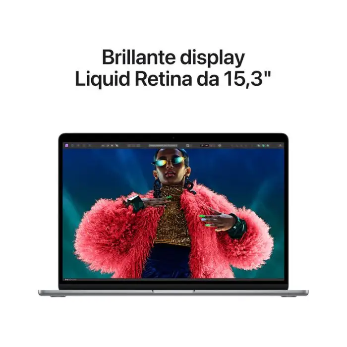 Apple MacBook Air 15&quot;: Chip M3 con CPU 8-core e GPU 10-core, 256GB SSD - Grigio siderale , 156456 , Immagine 5