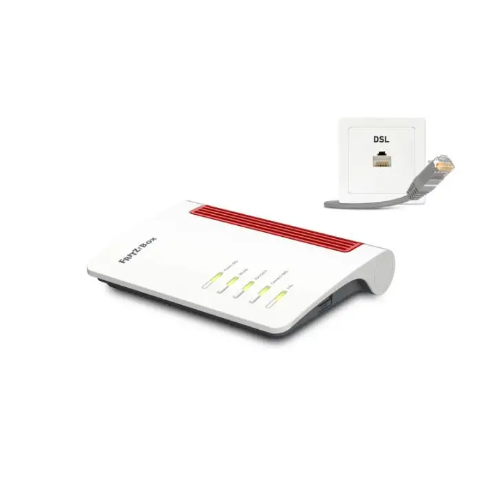 AVM FRITZ!Box 7530 AX router wireless Gigabit Ethernet Dual-band (2.4 GHz/5 GHz) Rosso, Bianco , 137497 , Immagine 5