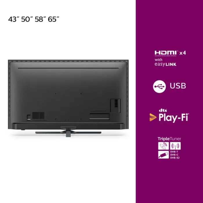 Philips Performance 58PUS8556 147,3 cm (58&quot;) 4K Ultra HD Smart TV Wi-Fi Nero , 136030 , Immagine 8