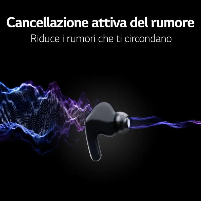 LG TONE Free FP5 - Cuffie True Wireless Bluetooth con ANC (Nero) , 138542 , Immagine 24