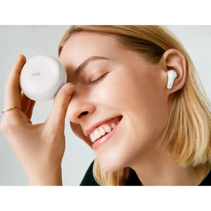 LG TONE Free FP9 - Cuffie True Wireless Bluetooth UVnano (Bianco) , 138549 , Immagine 22