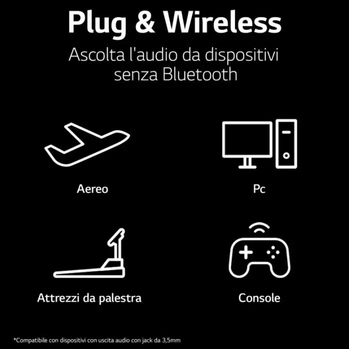 LG TONE Free FP9 - Cuffie True Wireless Bluetooth UVnano (Bianco) , 138549 , Immagine 30