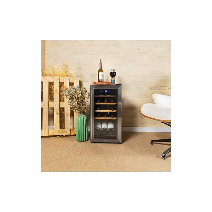 Cecotec GrandSommelier 15000 Inox  Cantinetta Vino Con Compressore Libera Installazione Grigio 15 Bottiglie , 136776 , Immagine 3