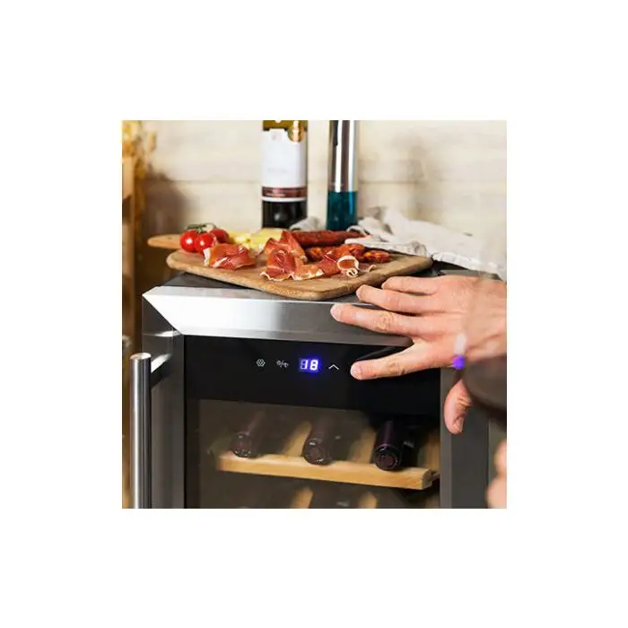 Cecotec GrandSommelier 15000 Inox  Cantinetta Vino Con Compressore Libera Installazione Grigio 15 Bottiglie , 136776 , Immagine 6