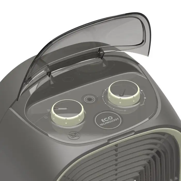 Imetec Silent Power Eco Interno Verde, Grigio 2100 W Riscaldatore ambiente elettrico con ventilatore , 138567 , Immagine 2