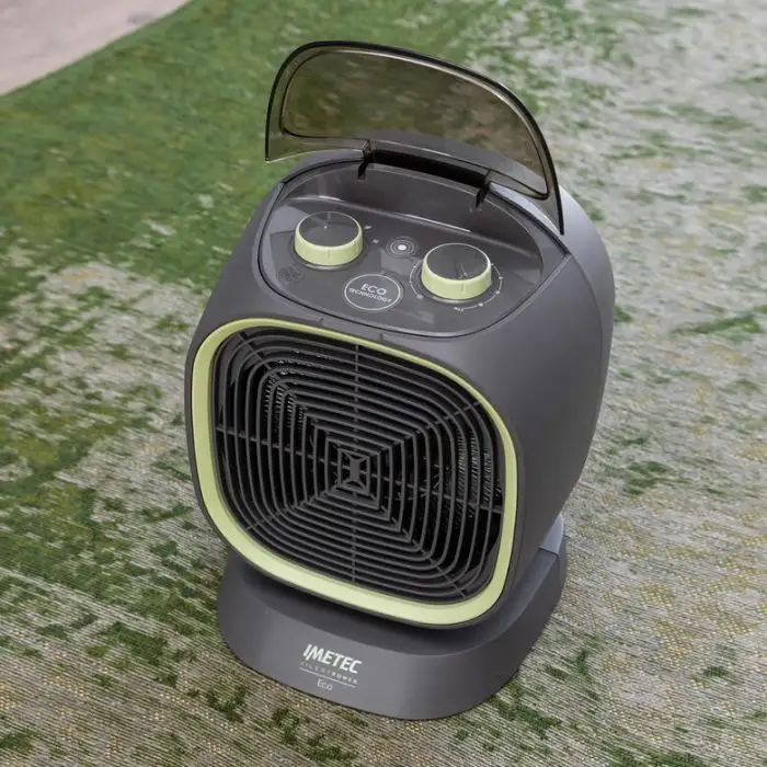Imetec Silent Power Eco Interno Verde, Grigio 2100 W Riscaldatore ambiente elettrico con ventilatore , 138567 , Immagine 6