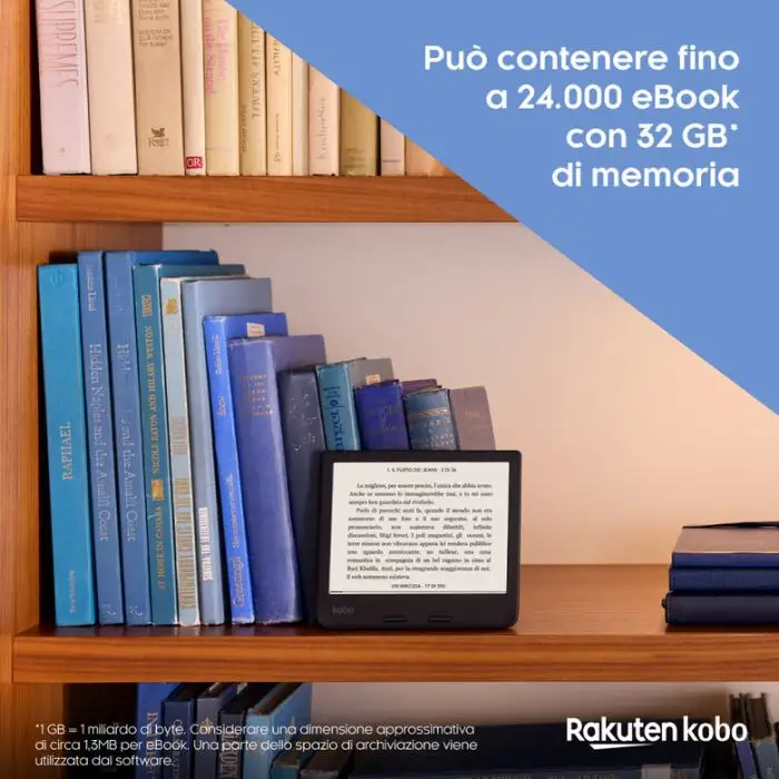 Rakuten Kobo Libra 2 lettore e-book Touch screen 32 GB Wi-Fi Bianco , 139448 , Immagine 5