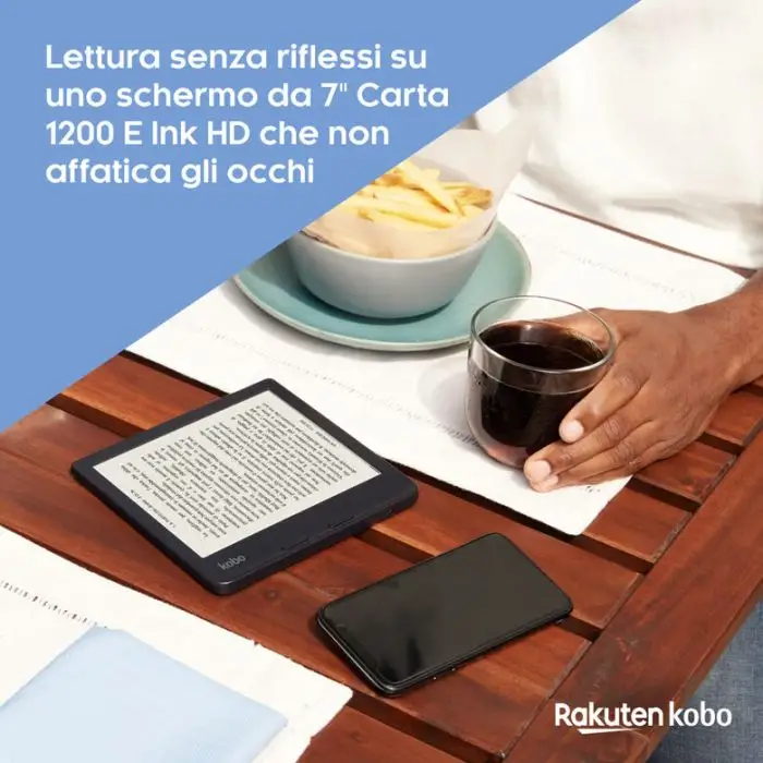 Rakuten Kobo Libra 2 lettore e-book Touch screen 32 GB Wi-Fi Bianco , 139448 , Immagine 2