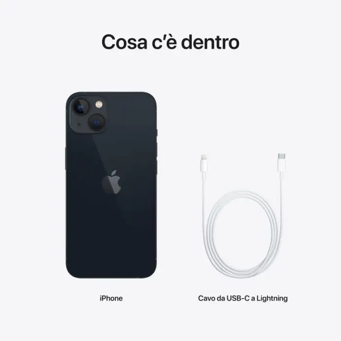 TIM iPhone 13 128GB Mezzanotte , 139662 , Immagine 9
