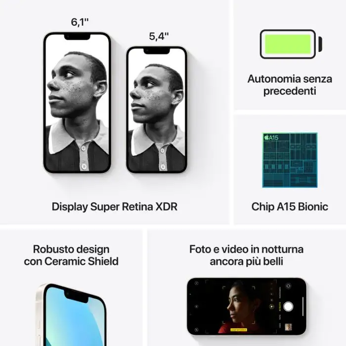 TIM iPhone 13 128GB Galassia , 139666 , Immagine 7