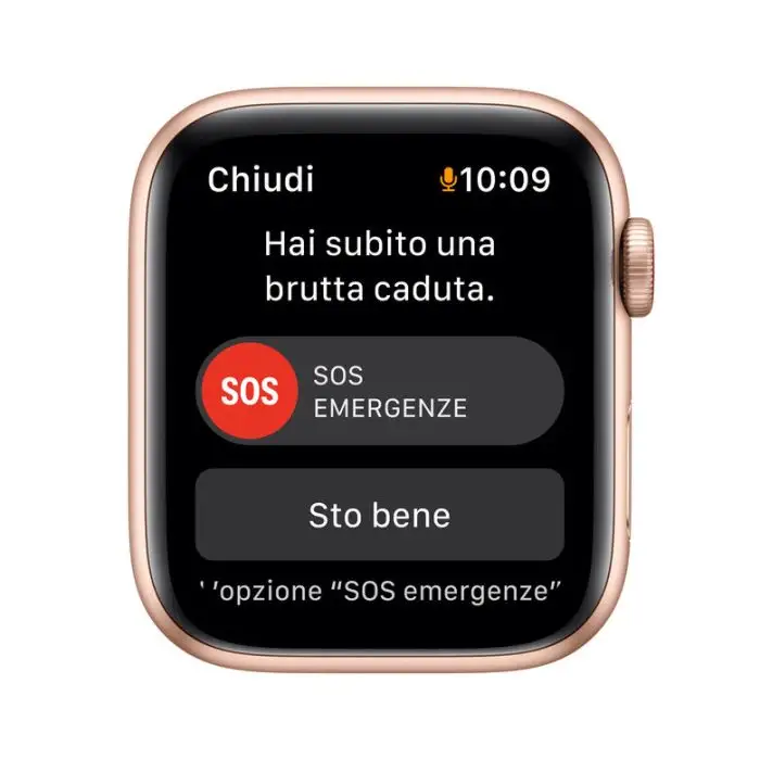 Apple Watch SE GPS + Cellular, 44mm Cassa in Alluminio color Oro con Cinturino Sport Galassia , 139063 , Immagine 5