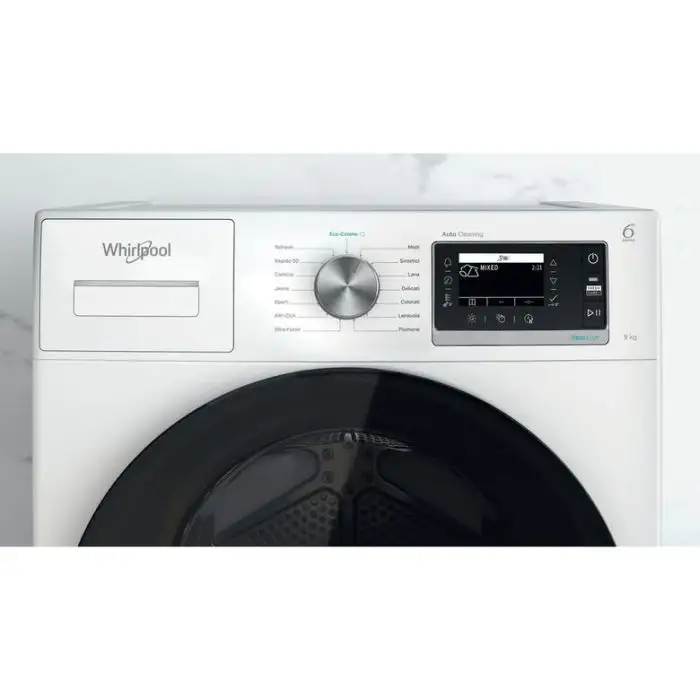 Whirlpool W6 D94WB IT asciugatrice Libera installazione Caricamento frontale 9 kg A+++ Bianco , 138246 , Immagine 9