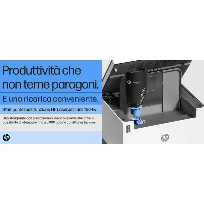 HP LaserJet Stampante multifunzione Tank 1604w, Bianco e nero, Stampante per Aziendale, Stampa, copia, scansione, Scansione verso e-mail, Scansione verso e-mail/PDF, scansione verso PDF , 145393 , Immagine 9