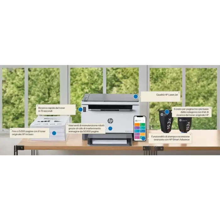 HP LaserJet Stampante multifunzione Tank 1604w, Bianco e nero, Stampante per Aziendale, Stampa, copia, scansione, Scansione verso e-mail, Scansione verso e-mail/PDF, scansione verso PDF , 145393 , Immagine 14