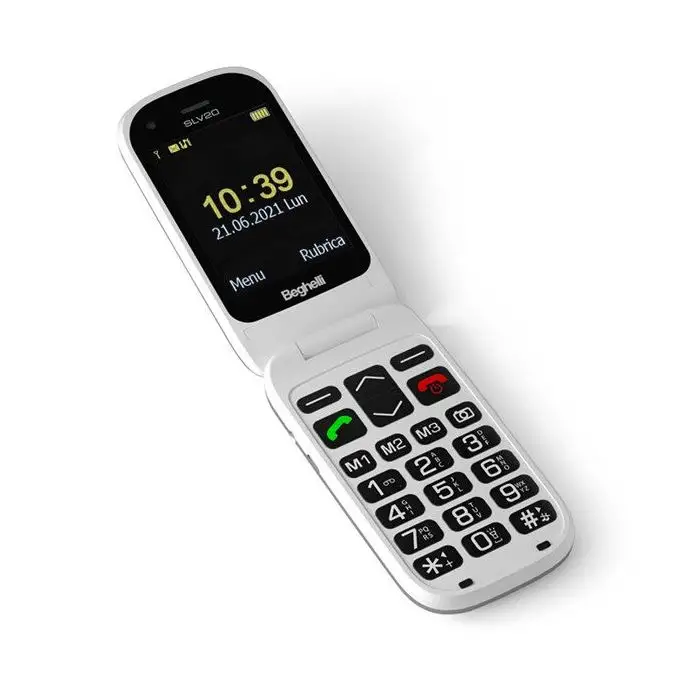 Beghelli Salvalavita Phone SLV20 7,11 cm (2.8&quot;) 104 g Grigio Telefono per anziani , 137009 , Immagine 2