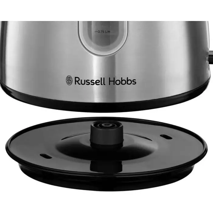 Russell Hobbs Stylevia bollitore elettrico 1,5 L 2200 W Nero, Acciaio  inossidabile in Offerta Online