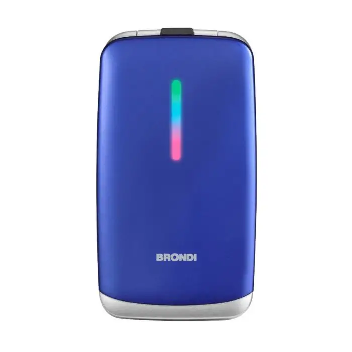 Brondi Contender 7,62 cm (3&quot;) Blu Telefono per anziani , 138737 , Immagine 2