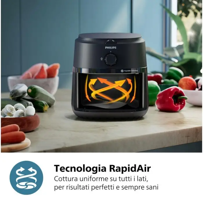 Philips Serie 1000 NA120/00 Airfryer 4.2 L, Friggitrice ad aria 12 in 1, App ricettario , 157884 , Immagine 14
