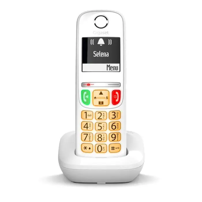 Gigaset E270 Telefono DECT Identificatore di chiamata Bianco , 138199 , Immagine 2