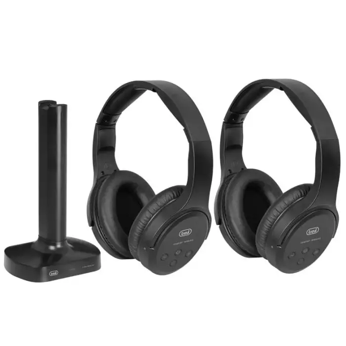 Trevi FRS 1580 TW Cuffie Con cavo e senza cavo A Padiglione TV Nero , 139384 , Immagine 3
