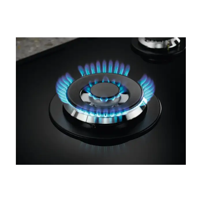 Electrolux Piano cottura gas EGG7536K Nero griglie in Piattina smaltata , 116923 , Immagine 2