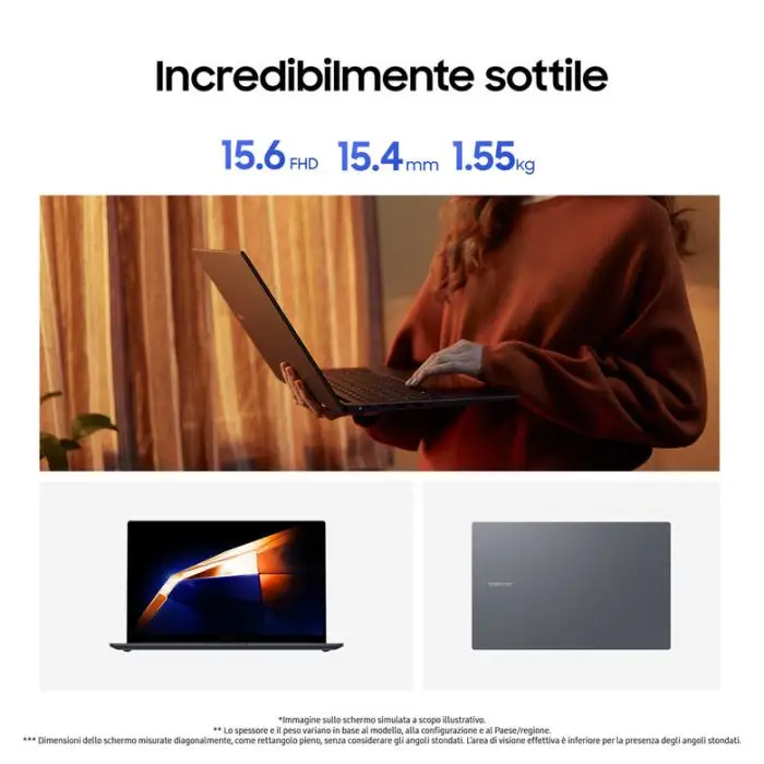 Samsung Galaxy Book4 Laptop, Intel® Core™ i5-1335U, 16GB RAM, 512GB SSD, 15.6&quot; Windows 11 Home, Gray , 157616 , Immagine 4