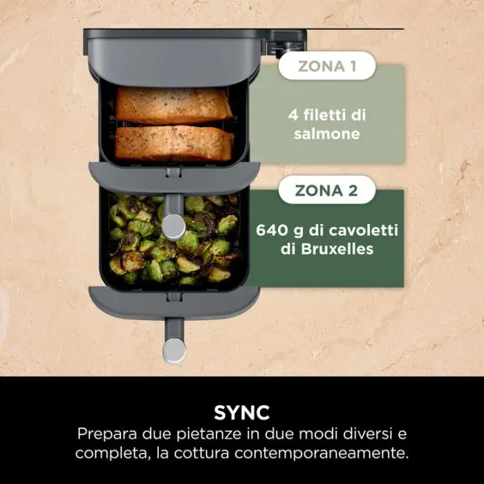 Ninja Friggitrice ad aria Double Stack XL da 9,5 L SL400EU , 158074 , Immagine 17