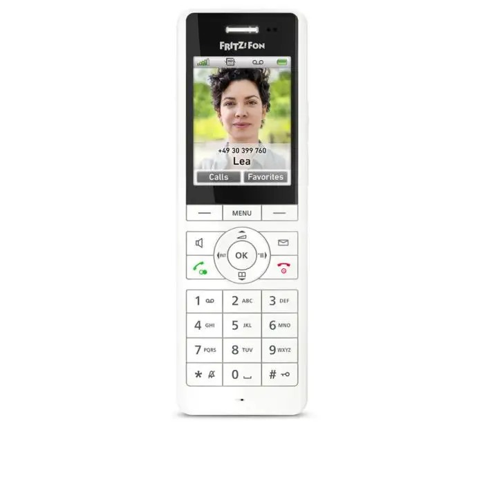 FRITZ!Fon X6 Telefono DECT Identificatore di chiamata Bianco , Default Category , 155127 , Immagine 5