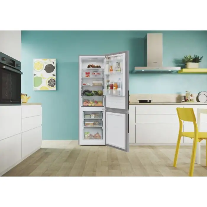 Candy City Combi CCT3L517ES frigorifero con congelatore Libera installazione 260 L E Argento , 152372 , Immagine 14