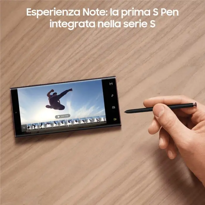 Samsung Galaxy S22 Ultra 5G Display 6.8&#039;&#039; Dynamic AMOLED 2X, 5 fotocamere, RAM 12 GB, 256 GB, 5.000mAh, Burgundy , 140215 , Immagine 5