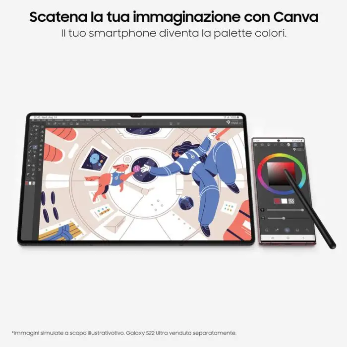 Samsung Galaxy Tab S8 Tablet Android 11 Pollici Wi-Fi RAM 8 GB 128 GB Tablet Android 12 Silver [Versione italiana] , 140407 , Immagine 13