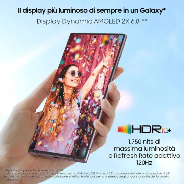Samsung Galaxy S22 Ultra 5G Display 6.8&#039;&#039; Dynamic AMOLED 2X, 5 fotocamere, RAM 12 GB, 512 GB, 5.000mAh, Green , 140220 , Immagine 10
