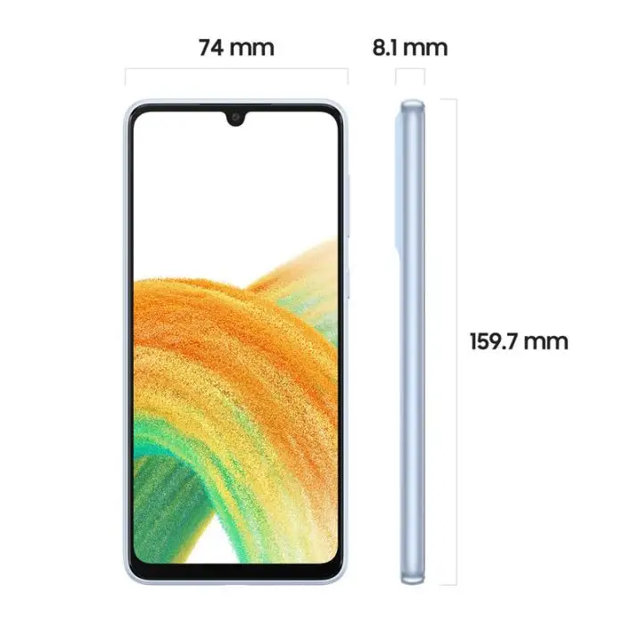 Samsung Galaxy A33 5G Display 6.4” FHD+ Super AMOLED Doppia SIM Android 12, RAM 6 GB, 128 GB, 5.000 mAh, Awesome Blue , 140743 , Immagine 7