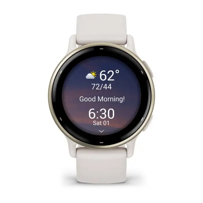 Garmin Vivoactive 5 3,05 cm (1.2&quot;) AMOLED Digitale 390 x 390 Pixel Touch screen Bianco Wi-Fi GPS (satellitare) , 153915 , Immagine 4