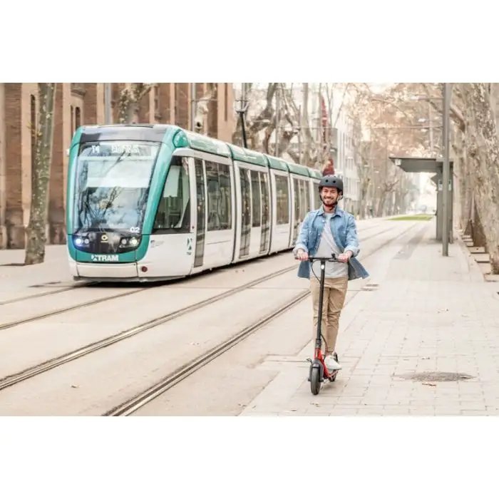 Ninebot by Segway Monopattino elettrico D18E con 18 km di autonomia e ruote da 10&quot; con camera d&#039;aria , 142500 , Immagine 7