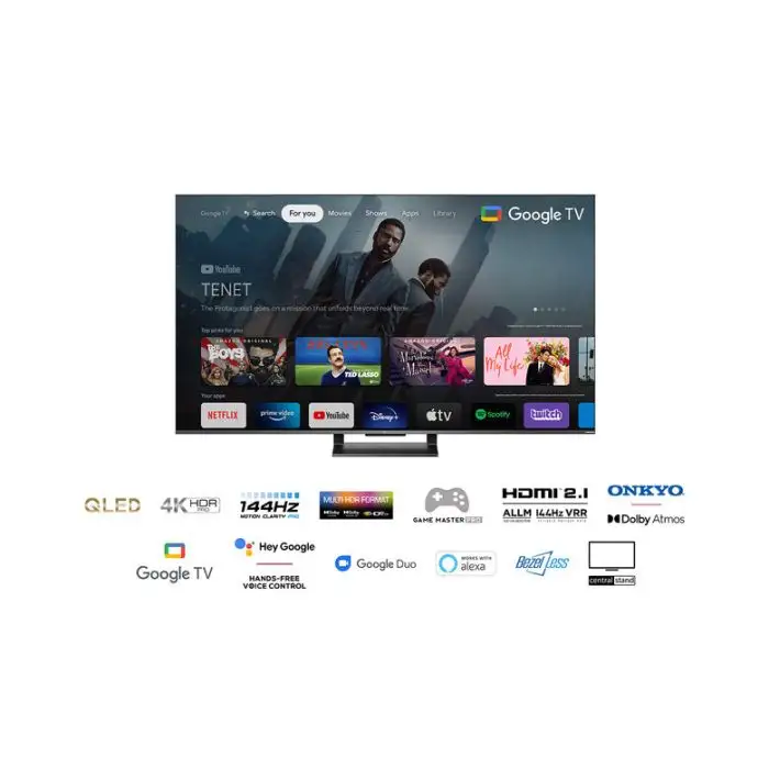 TCL Serie C73 QLED 55&quot; 55C735 144Hz FreeSync Premium Google TV , 145504 , Immagine 8