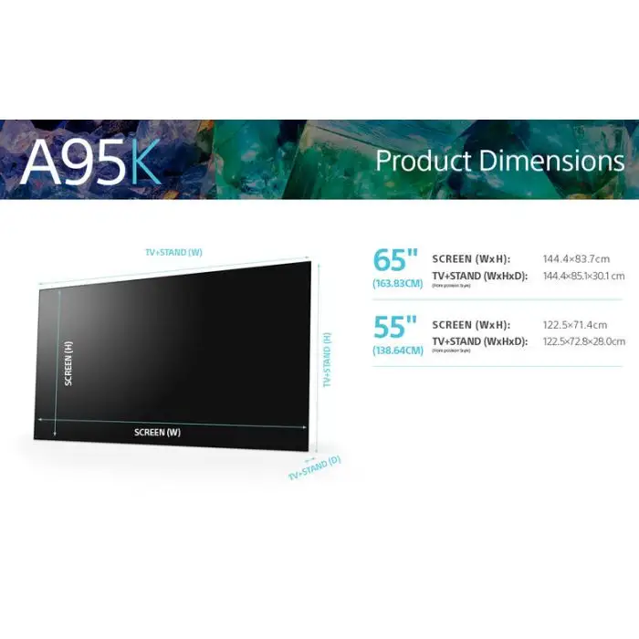 Sony XR-65A95K – 65 Pollici - BRAVIA XR™ - MASTER Series - OLED – 4K Ultra HD – High Dynamic Range (HDR) – Smart TV (Google TV) – Black , 141974 , Immagine 9
