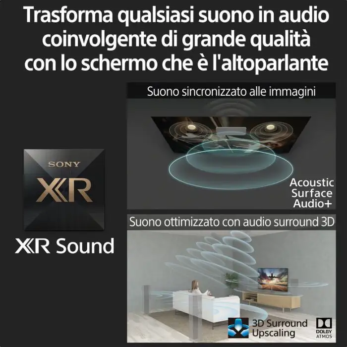 Sony XR-42A90K Televisione Smart TV 42 Pollici Oled 4K Hdr Google TV Bravia XR Ultra HD Nero , 142735 , Immagine 13