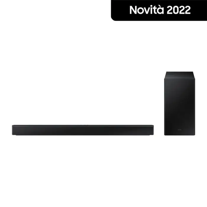 Samsung Soundbar HW-B450/ZF con subwoofer 2.1 canali 300W, bassi profondi, effetto surround, suone ottimizzato, unico telecomando , 141995 , Immagine 3