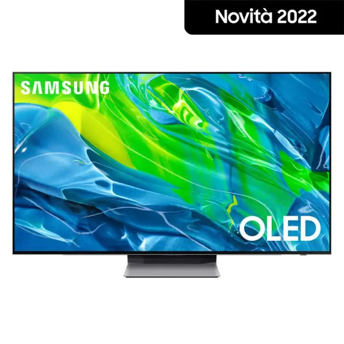 Samsung Series 9 TV OLED 4K 55” QE55S95B Smart TV Wi-Fi Eclipse Silver Processore Neural Quantum 4K Ultra sottile Gaming mode Suono 3D , 141853 , Immagine 2