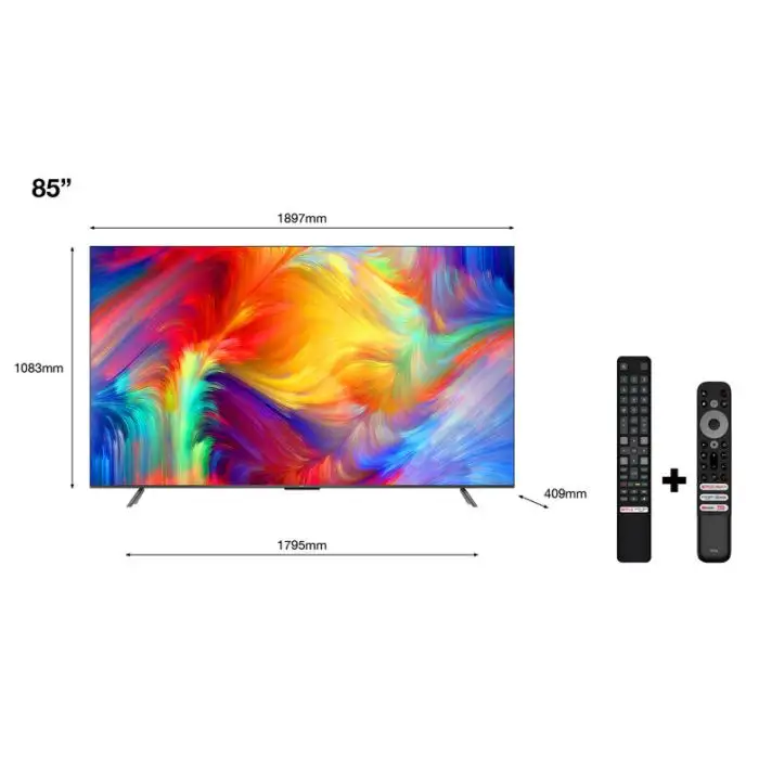 TCL Serie P73 Nanotecnologia WCG 85&quot; 85P735 Google TV , 142878 , Immagine 2