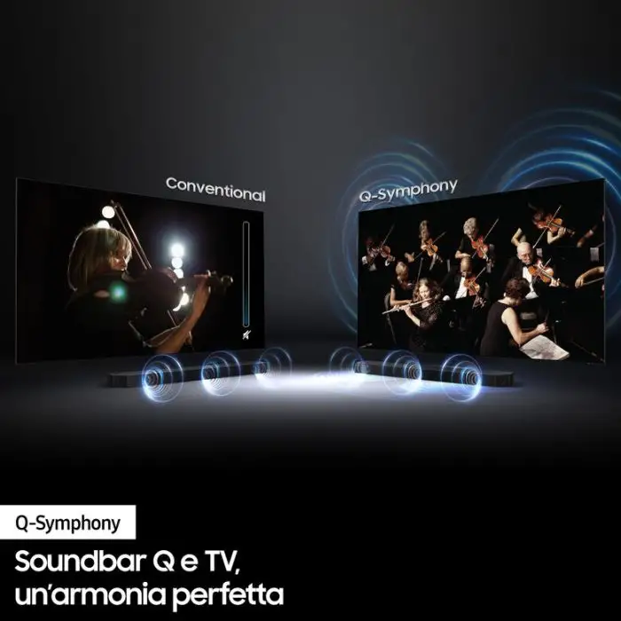 Samsung Soundbar HW-Q990B/ZF con subwoofer e speaker 11.1.4 canali 656W, audio 3D wireless ottimizzato, effetto cinema surround , 143933 , Immagine 9