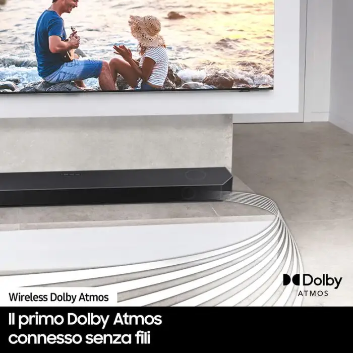 Samsung Soundbar HW-Q990B/ZF con subwoofer e speaker 11.1.4 canali 656W, audio 3D wireless ottimizzato, effetto cinema surround , 143933 , Immagine 7