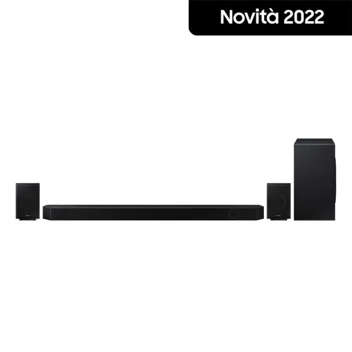 Samsung Soundbar HW-Q990B/ZF con subwoofer e speaker 11.1.4 canali 656W, audio 3D wireless ottimizzato, effetto cinema surround , 143933 , Immagine 5