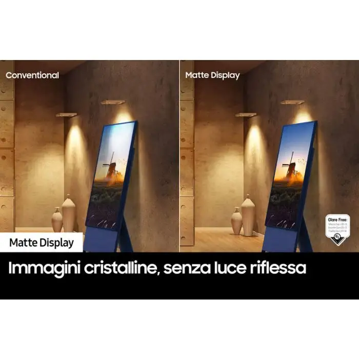 Samsung TV The Sero 4K 43&quot; 43LS05B Smart TV Wi-Fi 2022 Navy Blue, Schermo rotante, Suono potente, Processore Quantum 4K, Display anti-riflesso , 143166 , Immagine 19
