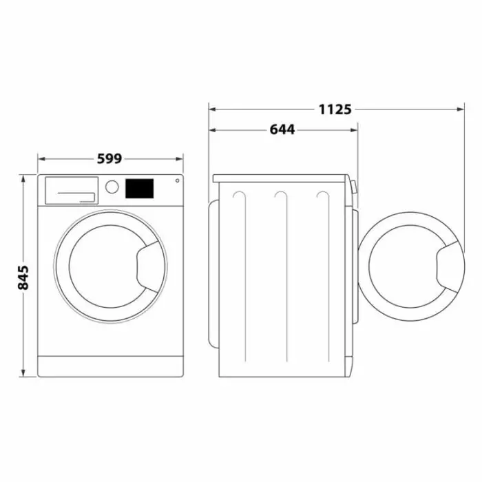 Hotpoint Ariston Lavatrice a libera installazione H6 08 GPOWER IT , 157906 , Immagine 2