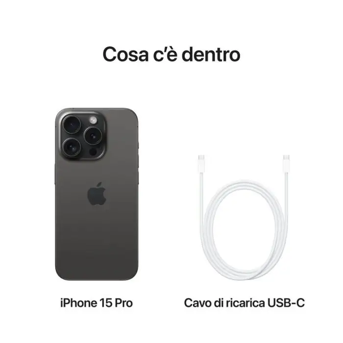 Apple iPhone 15 Pro 256GB Titanio Nero , 149633 , Immagine 9