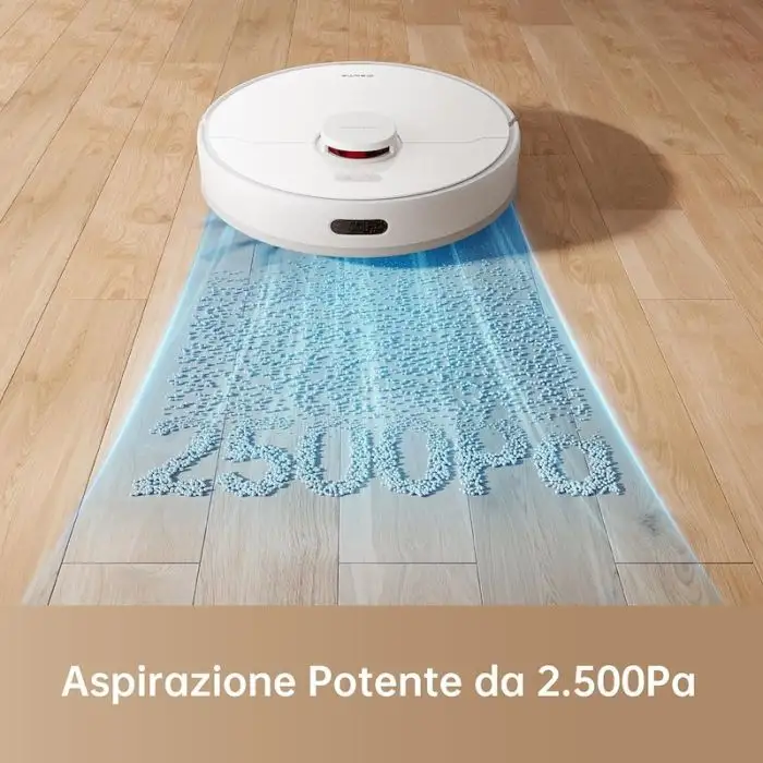 Dreame F9PROVM Combo Aspirapolvere Robot 2500 Pa Bianco  , 155202 , Immagine 2