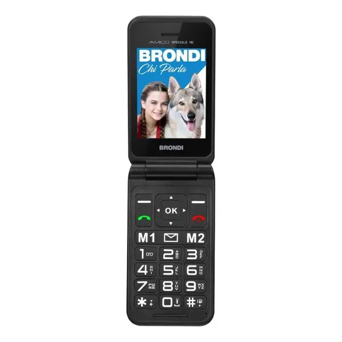 Brondi Amico Speciale Cellulare 4G Tasti Grandi SOS Display Nitido , 155929 , Immagine 2